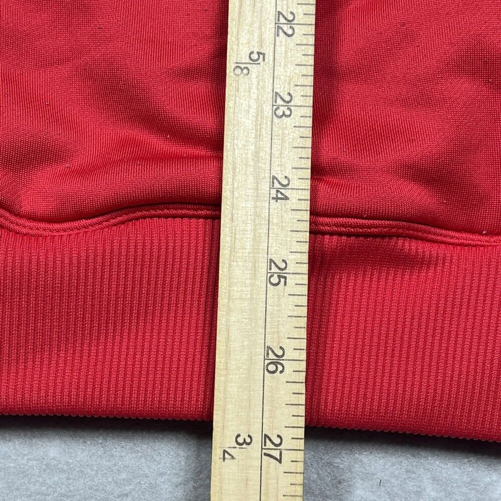 Vintage Nike Team Sweatshirt Men’s Medium Red Ohio State Buckeye Full Zip Swoosh - Picture 12 of 16